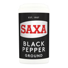 Saxa Ground Black Pepper, 25 g Shaker (1-Pack)