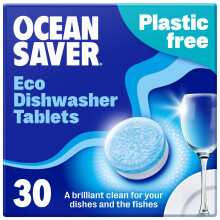 OceanSaver EcoFriendly Dishwasher Tablets Pack of 30 NonToxic PlasticFre