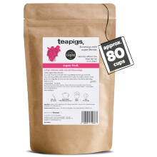 Teapigs Loose Super Fruit Tea - Bold Berry Infusion with Cranberries,