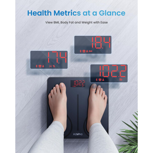 RENPHO RENPHO Body Weight Scale - Elis 1 | Smart Scale with App 2