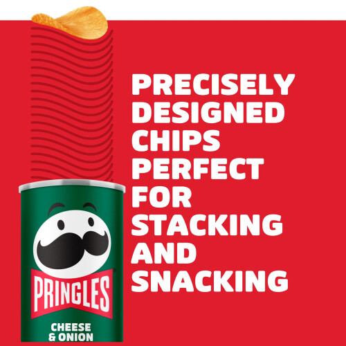 Pringles Pringles Cheese & Onion Sharing Crisps 185g 1