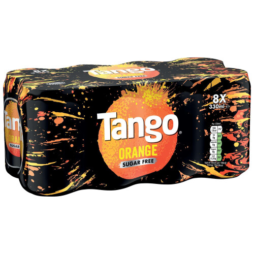 Tango Orange Sugar Free 330ml (Pack of 8) 2