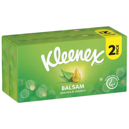 Kleenex Kleenex Balsam Facial Tissues - Multipack 2 Tissue Boxes 2