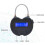2X Smart Time Lock Lcd Time Lock Usb Rechargeable Temporary Timer Padlock Travel Electronics-Good MSPHX 5