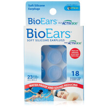BioEars Soft Silicone Earplugs with ACTIValoe. Premium silicone.