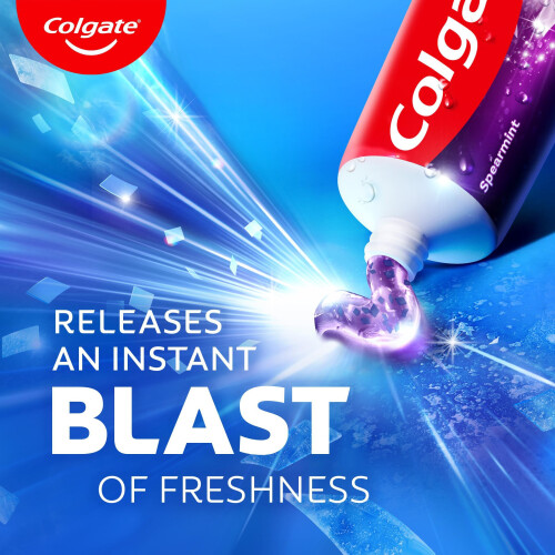 Colgate Colgate Max White Sparkle Diamonds Toothpaste 75ml, Freshness Powered by UltraFr 2