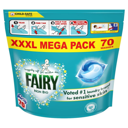 Fairy Laundry Detergent Liquid Capsules 70 Washes 1