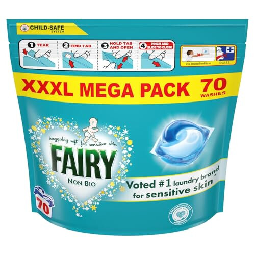 Fairy Laundry Detergent Liquid Capsules 70 Washes 2
