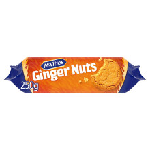 McVities Ginger Nuts Biscuits 250 g Pack of 1
