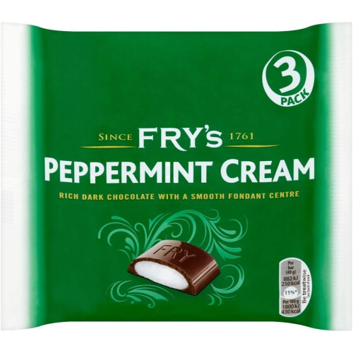 Fry's Peppermint Cream, 49 g (pack of 3), White 2