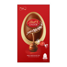 Lindt Lindor Milk Chocolate Easter Egg Medium 183g  Contains Milk Chocolate