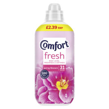 Comfort Fresh Spring Blossom Fabric Conditioner Softener with Motion-Activated Fragrance Technology 100 Days of Freshness 31 washes (930 ml)