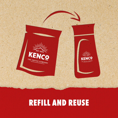 Kenco Kenco Decaff Instant Coffee Refill 150G x 5 (750g Total) 2