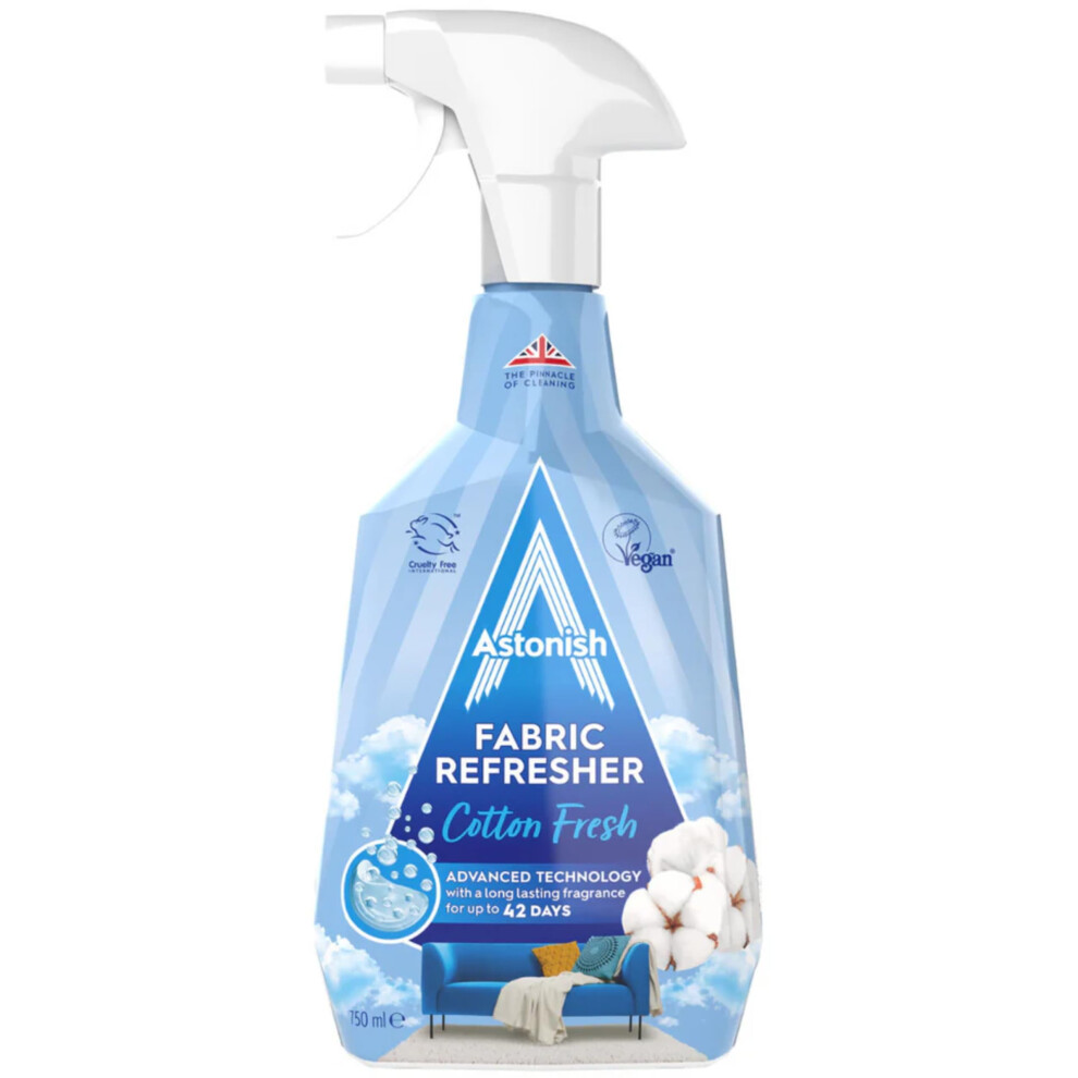 Astonish Fabric Refresher Spray For Freshening Clothes Curtains Carpets And