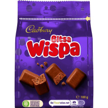 Cadbury Milk Chocolate Wispa Bitsa, Sharing Bag, Bite Size Treats