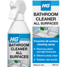 HG Bathroom Cleaner Spray | Cleans Tiles, Sinks & Shower Screens | 500ml