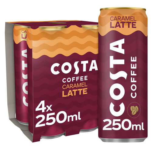 Costa Coffee Costa Coffee Caramel Latte 4 x 250 ml