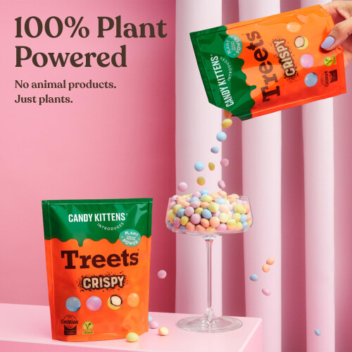 Candy Kittens Vegan Chocolate Crunchy Treets, 120g 2