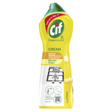 Cif Lemon Cream Cleaner multipurpose surface cleaner with 100% natural cleaning