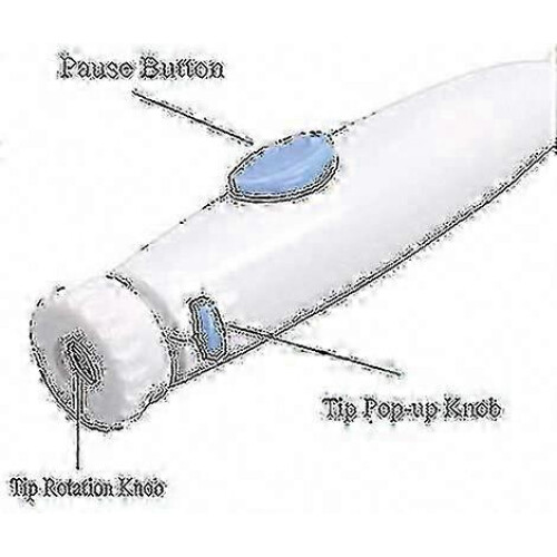 Replacement handle and hose kit compatible with Waterpik WP-100/300 super water flosser MSPHX 1