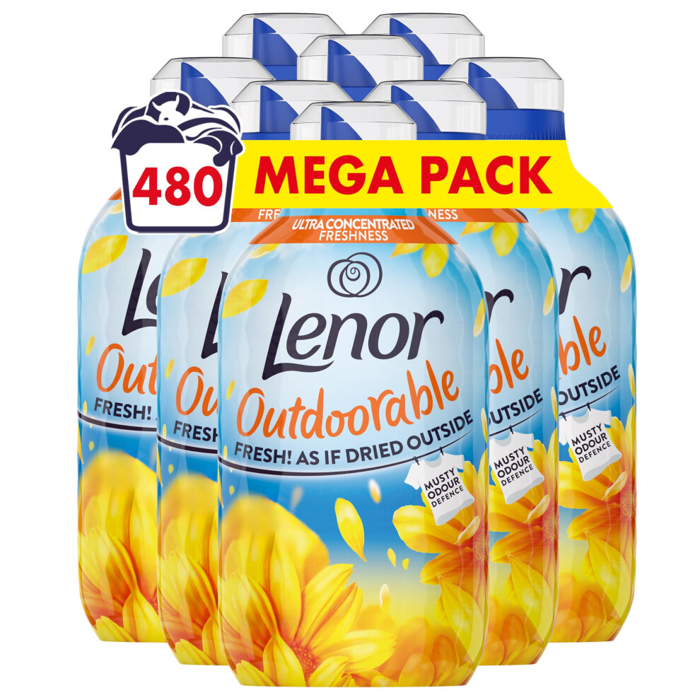 Lenor Outdoorable Fabric Conditioner 480 Washes 8X60 Summer Breeze Ultra C