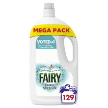 Fairy Fabric Softener, Voted No1 for Sensitive Skin, Hypoallergenic, 129 Washes,