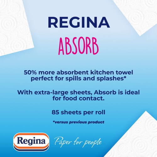 Regina Regina Absorb Plus Kitchen Towels – 8 Super Absorbent 2-ply Kitchen 1
