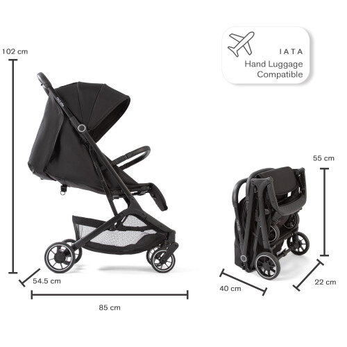 Red Kite Red Kite Push Me Explor Ultra Compact Fold Stroller  Black 2