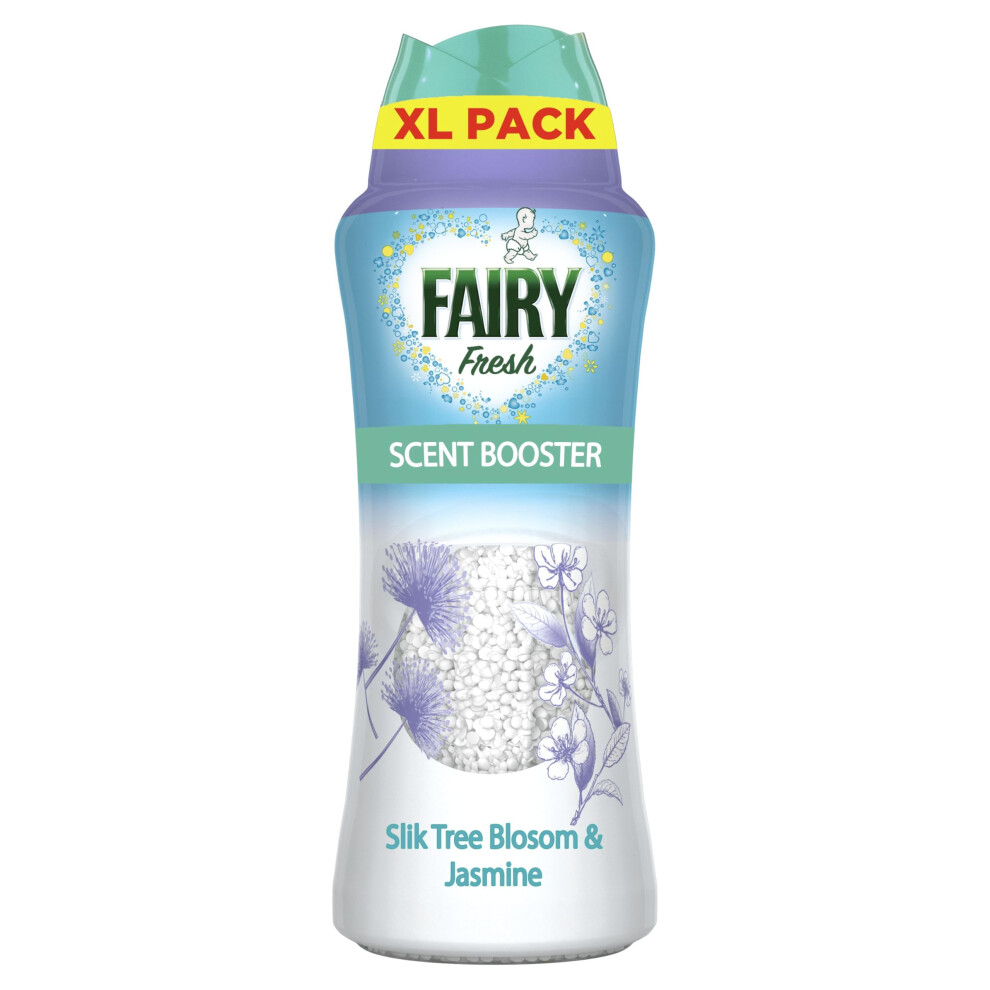 Fairy Non Bio Fairy In-Wash Scent Booster 495G, Silk Tree Blossom & Jasmine, Mild Freshness That Lasts, Granules