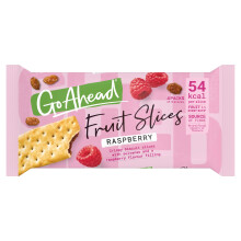 Go Ahead Raspberry Crispy Fruit Slices Snack Bars Multipack 4 x 436 g 4 Bar