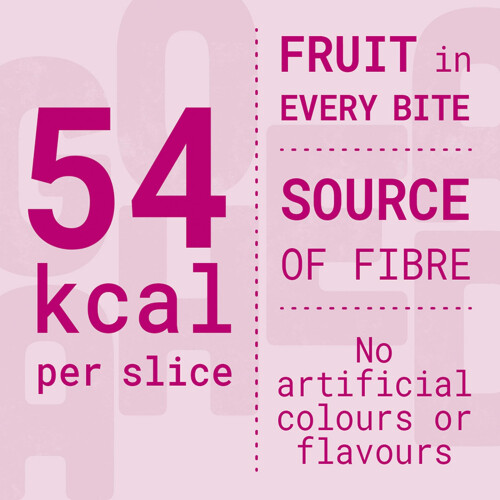 Go Ahead Raspberry Crispy Fruit Slices Snack Bars Multipack 4 x 436 g 4 Bar 2