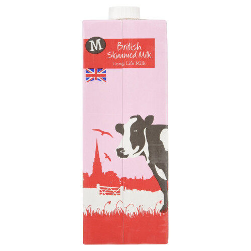 Morrisons British UHT Skimmed Milk, 6 x 2