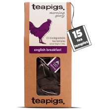 teapigs English Breakfast Tea - Black Tea Bags for An Everyday Brew - Rich and Malty Blend - 15 Temples