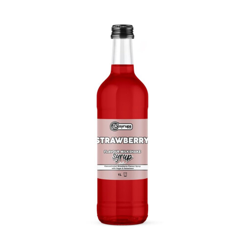 Strawberry Flavour milkshake syrup 1L JB Syrups