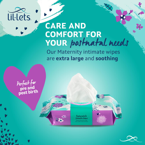 Lil-Lets Lil-Lets Maternity 25 Intimate Wipes 1