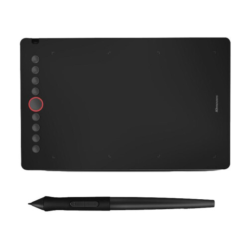 Digital Drawing Tablet Compatible With Mobile Phones Computers(Black)