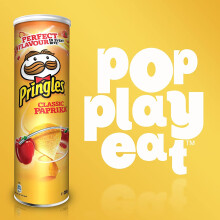 Pringles Paprika Crisps 185 g Packaging May Vary