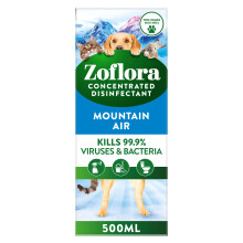 Zoflora Mountain Air Concentrated Multipurpose Disinfectant Liquid, Antibacterial & Multi-Surface, Pet Safe Disinfectant, Kills 99.9% Of Bacteria & V