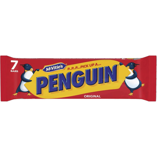 McVitie's Milk Chocolate Flavoured Penguin Biscuit Bars, 7 Biscuits 2