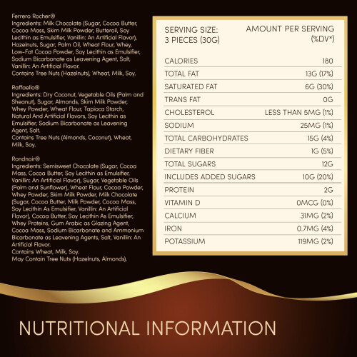 Ferrero Rocher Chocolate Box, 48 Chocolates, 518g 2