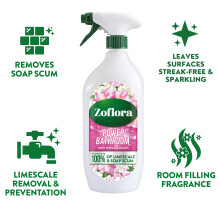 Zoflora Sweet Freesia Jasmine Power Bathroom Cleaner 1 x 800ml Remove