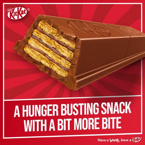 KitKat KitKat Chunky Milk Chocolate Bar 4 Pack Multipack 160g, 4 x 1