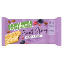 Go Ahead Forest Fruit Crispy Fruit Slice 4 Snack Bars, 174 g (1 Pack of 4 Bars)