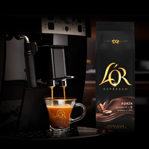 L'OR LOR Espresso Forza Coffee Beans 500g Intensity 9 2