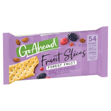 Go Ahead Forest Fruit Crispy Fruit Slice 4 Snack Bars, 174 g (1 Pack of 4 Bars)
