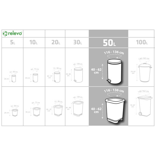 Relevo Bin Bags 50 Litre 1