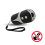 Handheld Portable Ultrasonic Dog Repeller with LED Lights(Black + White) 1