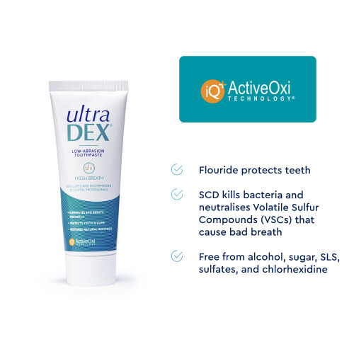 UltraDEX Low-Abrasion Toothpaste 75ml (Pack of 2) 2