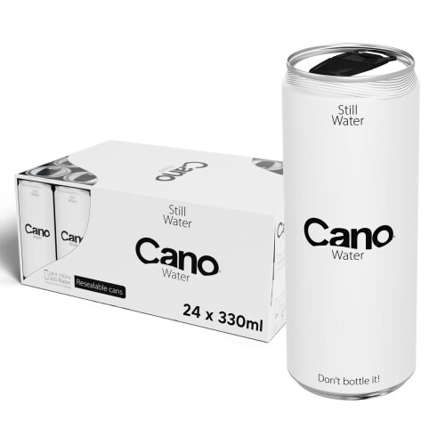 Still Spring Water Multipack Cans (24 x 330ml), Resealable Lids 1