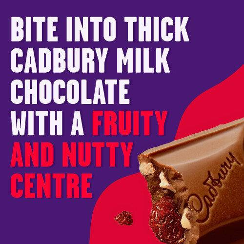 Cadbury Cadbury Dairy Milk Fruit & Nut Bar, Classic Chocolate Delight, 180 g 2